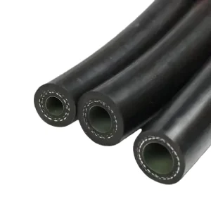 Factory Direct Three Glue Two Lines Black Flexible Synthetic Rubber Low Pressure Fuel Air Hose -40C~120C Cutting