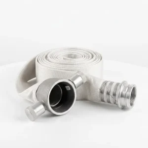 Factory Direct White 8 Bar 12 Bar Fire Hose PVC Water Hose Pipe Canvas Fire Fighting Equipment for Fire Safety