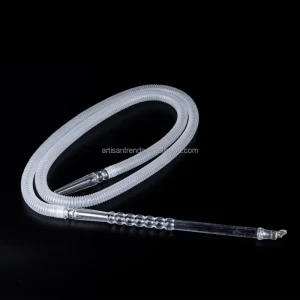 Factory Disposable Frosted Eco Friendly Hookah Shisha Hose Accessories with Plastic Hookah Pipes Acrylic Handle