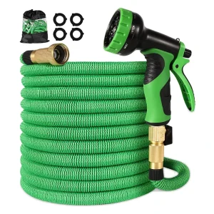 Factory Elastic Folding Garden Hose Magic Expandable Water Spray Gun Durable Rubber Material High Cost Performance