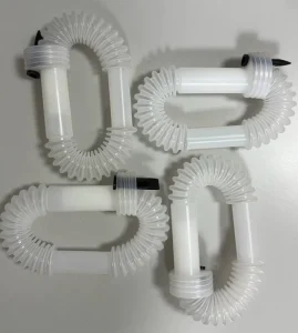 Factory Flexible Hose Pipe Fuel Filler Neck 39CM Outer Diameter HDPE Material Corrugated Plastic
