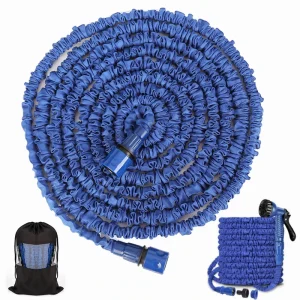 Factory Flexible Magic Expandable Garden Hose with Plastic Fittings and Multifunction Sprayer Nozzle