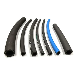 Factory High Pressure Industrial Air Rubber Hoses 3/16~1 12 Inch Braided Rubber Hose 20bar with Cutting Service
