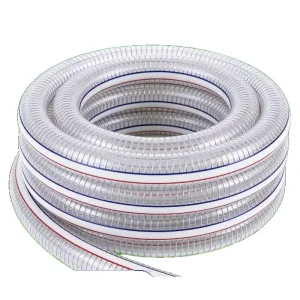 Factory High Quality Flexible Water Hose Pipe with Best Service and Low Price Steel Wire Spiral PVC Hose