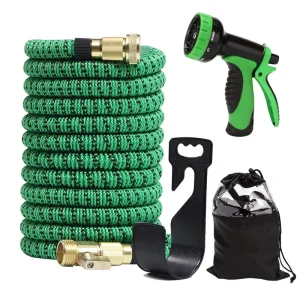 Factory Lightweight Expandable Garden Hose Flexible Garden Water Hose High Pressure with Brass Connector
