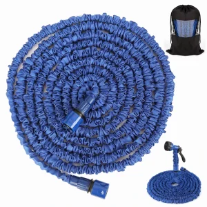 Factory No Kink Flexible Water Hose Long Lightweight Magic Expandable Garden Hose 25/50/75/100FT with Multifunction Nozzle