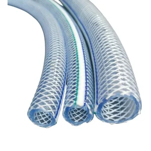 Factory PVC Fiber Reinforced Hose Transparent Flexible Plastic Water Hose Fiber Reinforced Garden Braided Hose