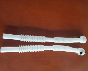 Factory Price 38mm PE Plastic Pipe Heat Resistant Flexible Fuel Delivery Hose Blow Moulding Corrugated Spout Tube