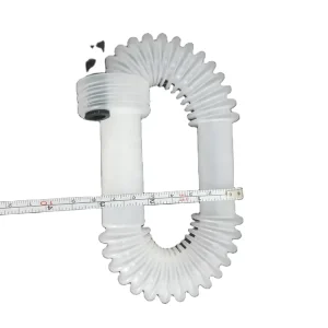Factory Price 39cm PE Plastic Spout Pipe Heat Resistant Flexible Fuel Delivery Hose Blow Moulding Corrugated Tube 1mm