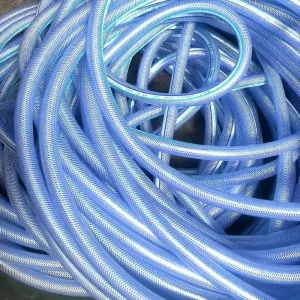 Factory Produce High Pressure Transparent Flexible PVC Fiber Reinforced Hose Pipe Braided Garden Irrigation Hose Non-Toxic