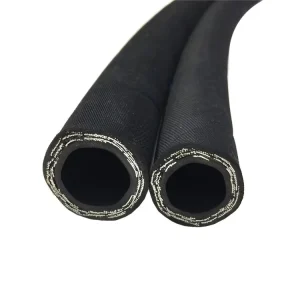 DN8 SAE100 Hydraulic Hose 1-6 Wires Reinforced High Pressure Rubber Oil Weather Resistant Black 1 OD Cutting Custom