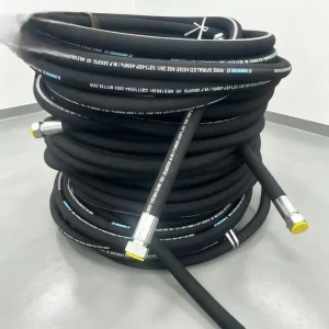 Factory Smooth High Pressure High Temperature Steel Wire NBR Black Rubber Hose Custom Size Steam Pipe 4.0mm Wall
