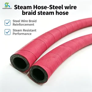 Factory Steel Braided Steam Hose Custom Cut High Temperature Pipe for Industrial Boiler Steam Conveyance