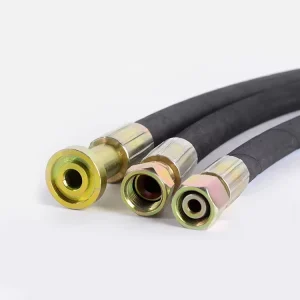 Factory Super Long Service Life Flexible Rubber Hydraulic Hose Assembly High Pressure with Custom Cutting Process