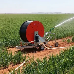 Factory Supply Agricultural Irrigation Sprinkler Equipment Hose Reel Irrigation Machine Single Gun and Truss Spray Type System