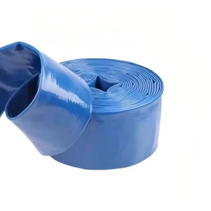 Factory Supply Custom 4 Inch Soft Water Pipe Fiber Braided PVC Lay Flat Hose for Agricultural Courtyard Park Use