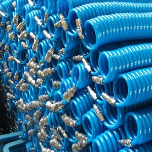Factory Supply Custom Cut PU Pneumatic Air Hose Rubber Hoses Fittings Directly Processed 8*5mm 25ft 30ft High Tensile