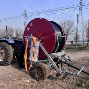 Factory Supply Intelligent Hydraulic Hose Reel Irrigation Machine with Water Saving
