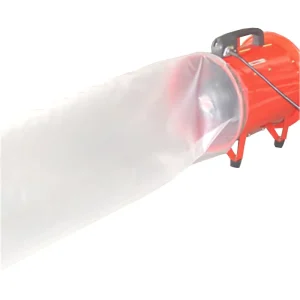 Factory Supply PE Semi-transparent Flexible Air Duct Tear Resistant Expandable Vent Hose for Ventilation