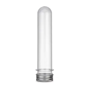 Factory Supply Plastic Tube Pet Tube with Screw Cap 100ml Test Tube Bottle