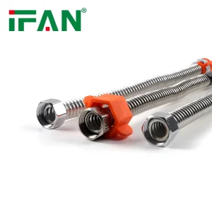 Factory Supply Stainless Steel Flexible Hose 20-100CM Flexible Shower Hose China Corrugated Pipe Hose