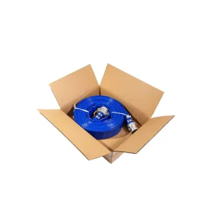 Factory Swimming Pool Water Flexible Irrigation High Pressure PVC Lay Flat Hose 77mm Diameter 25FT Length Extruding
