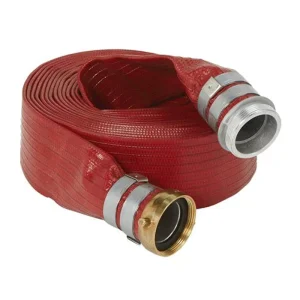 Factory TPU Lay Flat Hose Reinforced Polyester Braided Collapsible Pipe for Water Pump Irrigation