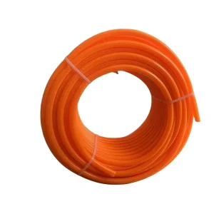 Factory Transparent Orange Braided PVC Fiber Reinforced Hose Non toxic Plastic Fiber Reinforced Tube
