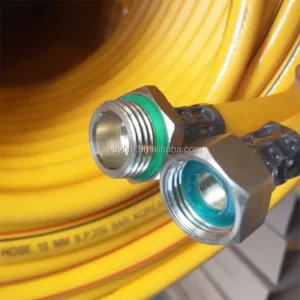 Factory Yellow Color Fire Resistant Wire 5/16″ Factory Delivery Rubber LPG Hose Gas LPG Tube 300 Psi 1/2 Inch Propane Gas Hose