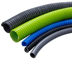 Factory direct Supply PVC Water Pipes Plastic Pipes Wear resistant Ribbed Pipes Corrugated PVC Drain Hoses Inner Diameter 19 20