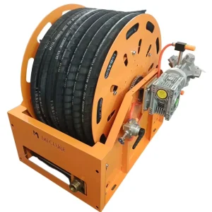 Factory-made 1.5-inch 40m Pneumatic Hose Reel Tanker Cast Iron 2 MPa HR13 12V/24V/220V CN ZHE Dispenser Spare Parts