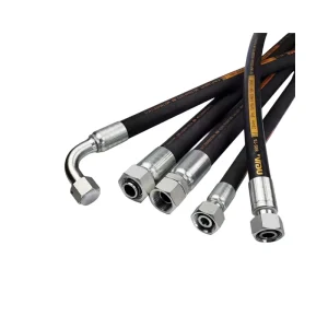 Factory of High pressure Hydraulic Hoses Steel Wire Braided Rubber High pressure Hoses