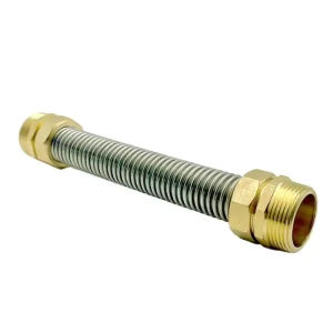 Fan Coil Unit Water Inlet Flexible Connection Stainless Steel Straight Pipe Equipped with Brass Connector DN50 Not Rated