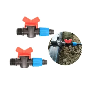 Farm Drip Irrigation System Kit Pipes Hose PE Drip Line and Pipe Fitting Lock Bypass Valve for Agricultural Irrigation System