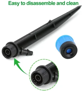 Farm Irrigation System Drip Irrigation Plastic Adjustable Dripper on Stake