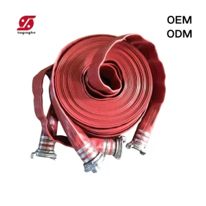 Fast Shipping 16bar Durable Hose 1.5 Inch 2.5 Inch Fire Hose PVC NBR Rubber Material Fire Fighting Hose With Storz BS Coupling