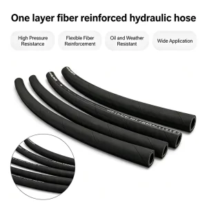 Fiber Reinforced Hydraulic Hose Low Pressure Pipe for Gasoline Transport for Equipment Maintenance and Pipeline Upgrade