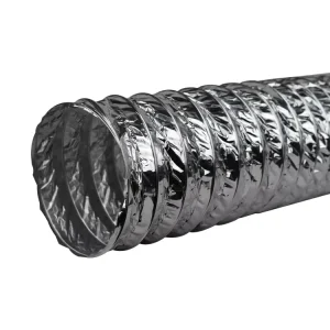 Fire Resistance Class A2 Single Layer Aluminum Foil Flexible Air Duct Hose