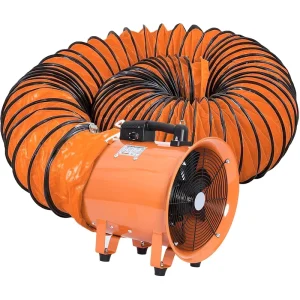 Fire Resistant Positive Pressure Air Hose for Mining and Tunnel Ventilation Aluminum Alloy Flexible Air Duct