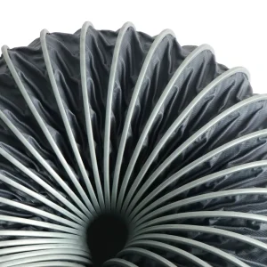 Flame Resistant Spiral PVC Clamped Polyester Fabric Ventilation Flexible Duct Hose