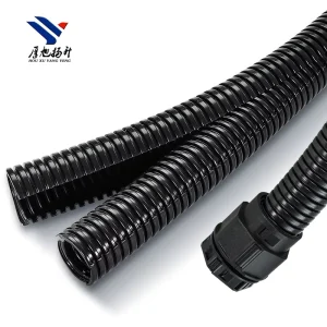 Flame Retardant Corrugated Pipe Nylon Hose Double-Layer Open Double Wall Cable Hose
