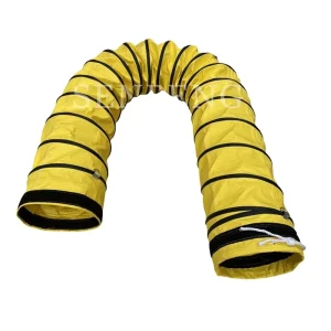 Flame Retardant Optional PVC Flexible Air Duct Drawstring Closure Collapsible Vent Hose Anti Aging Tarpaulin Air Pipe