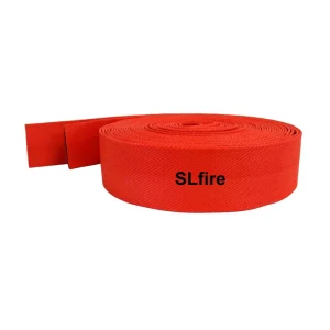 Flame Retardant PU Red Coated Fire Hose 15bar 2inch 20M PVC Liner for Fire Protection