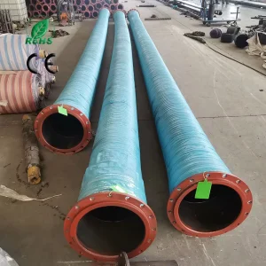 Flange Type Large Diameter Oil Pipeline Rubber Hoses for High Flow Flexible Oil and Gas Pipelines at Ports and Wharves