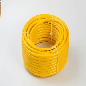 Flavorless Anti-aging Anti-stretch Yellow High Working Pressure PVC Air Hose PVC Fiber Reinforced Hose