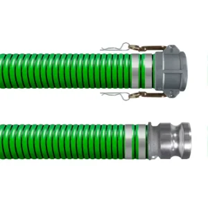Flexible 100 mm PVC Suction and Discharge Hose for Sewage Suction Truck
