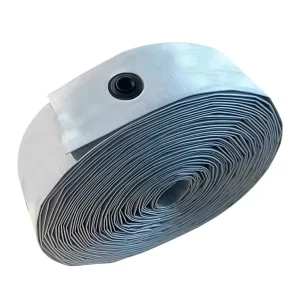 Flexible 100m White Polyethylene Flexnet Lay Flat UV Resistant Drip Irrigation Hose Prefabricated Holes SDR11 PE Garden Watering
