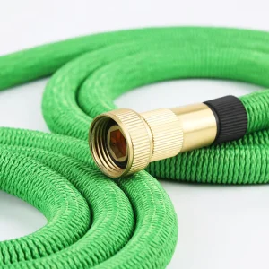 Flexible 3X Expandable 50ft Garden Water Hose Reel PVC Rubber Material Rewindable Anti UV ANSI Standard 3/8” Diameter