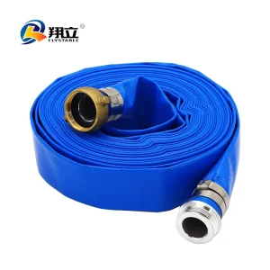Flexible 4 6 8 10 Inch PVC Water Irrigation Discharge Hose PVC Lay Flat Hose 100m Plastic Tubes