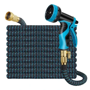 Flexible 50ft-100ft Expandable Garden Hose Retractable Magic Hose with High Cost Performance with Hose Nozzle
